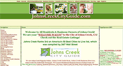 Desktop Screenshot of johnscreekcityguide.com